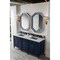 James Martin Vanities Brittany 72in Double Vanity, Victory Blue w/ 3 CM Eternal Jasmine Pearl Quartz Top 650-V72-VBL-3EJP - alternate 7